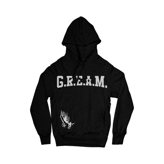 Prayer Hands - Pull Over Hoodie - Gream Royal ClothingCotton/Polyester