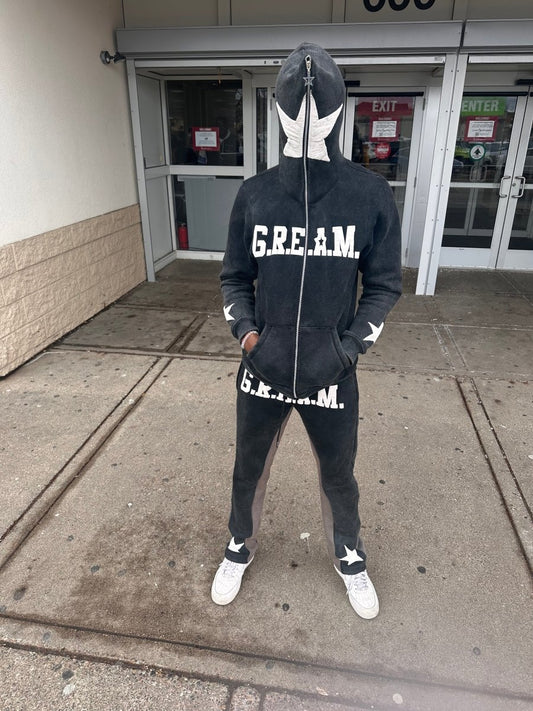 Full Zip Hoodie - Gream Royal Clothing