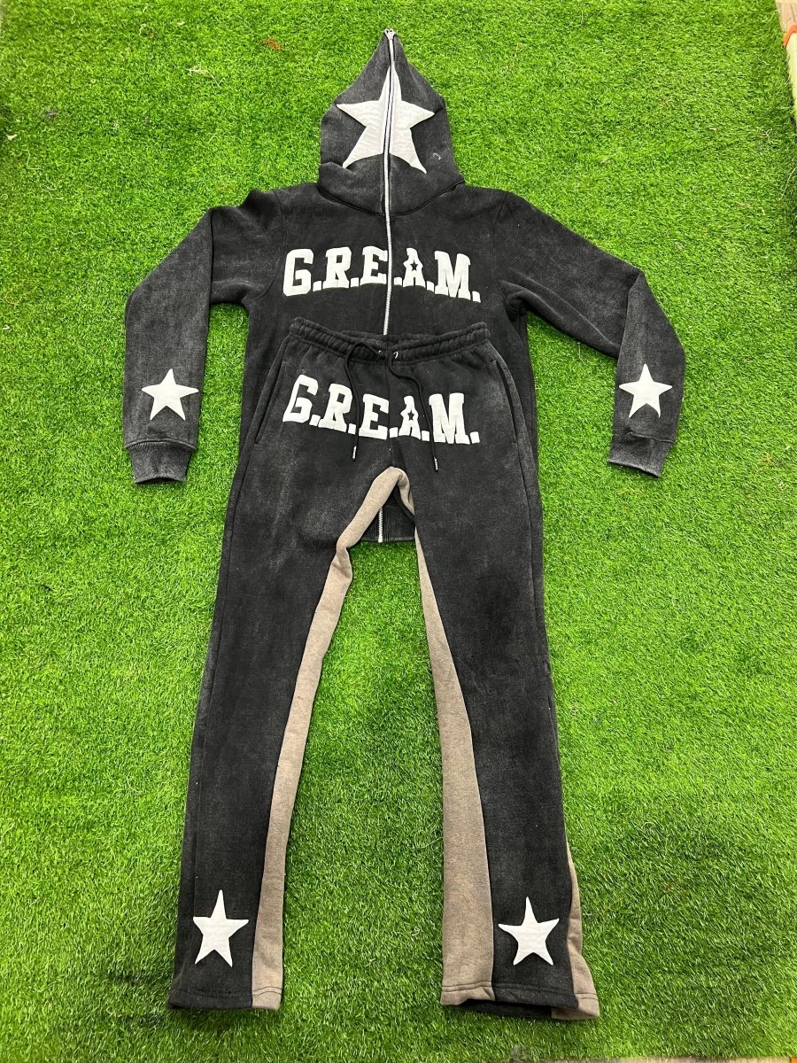 G.R.E.A.M Full Zip Up TrackSuit - Gream Royal Clothing
