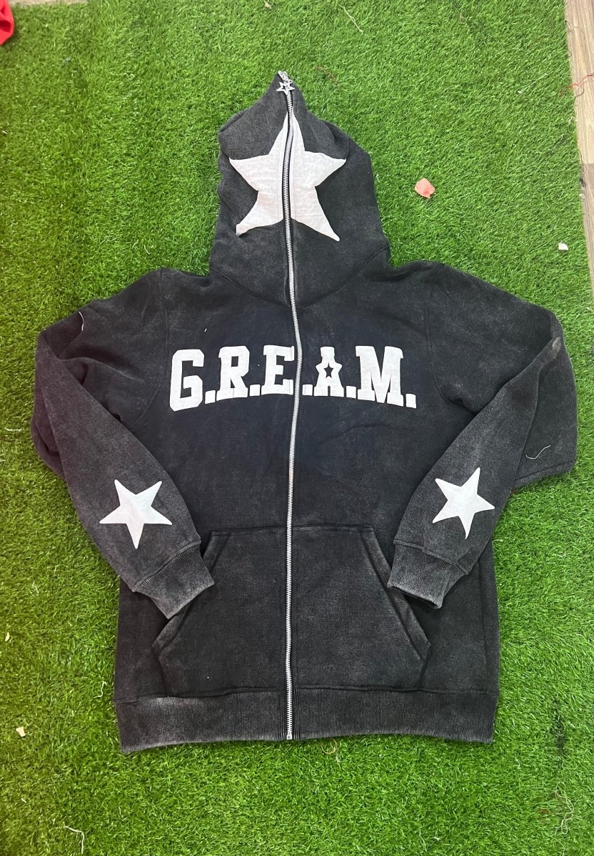 Full Zip Hoodie - Gream Royal Clothing