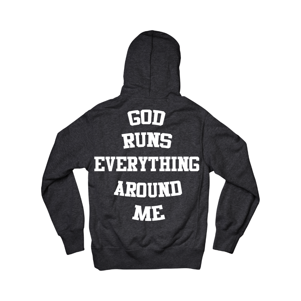 Prayer Hands - Zip Up Hoodie - Gream Royal ClothingCotton/Mesh