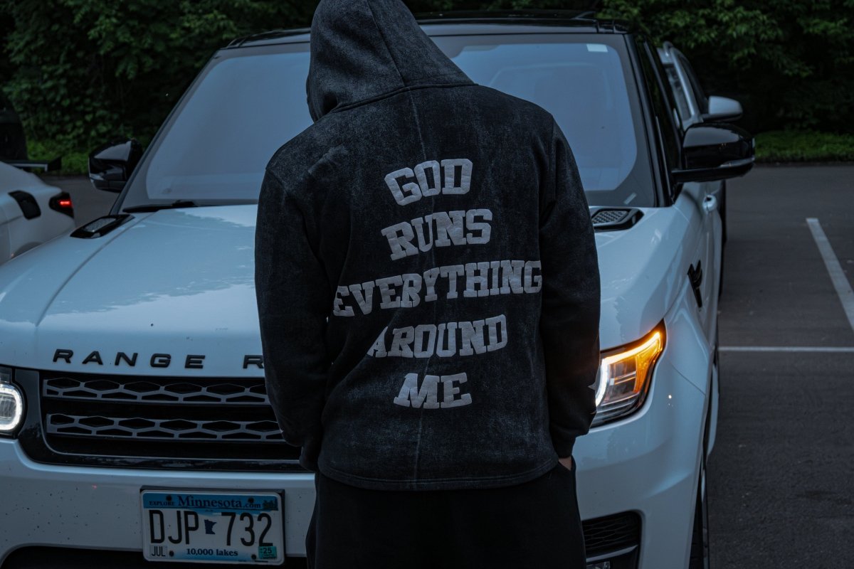 Cropped Fit Puffer Hoodie - Gream Royal Clothing